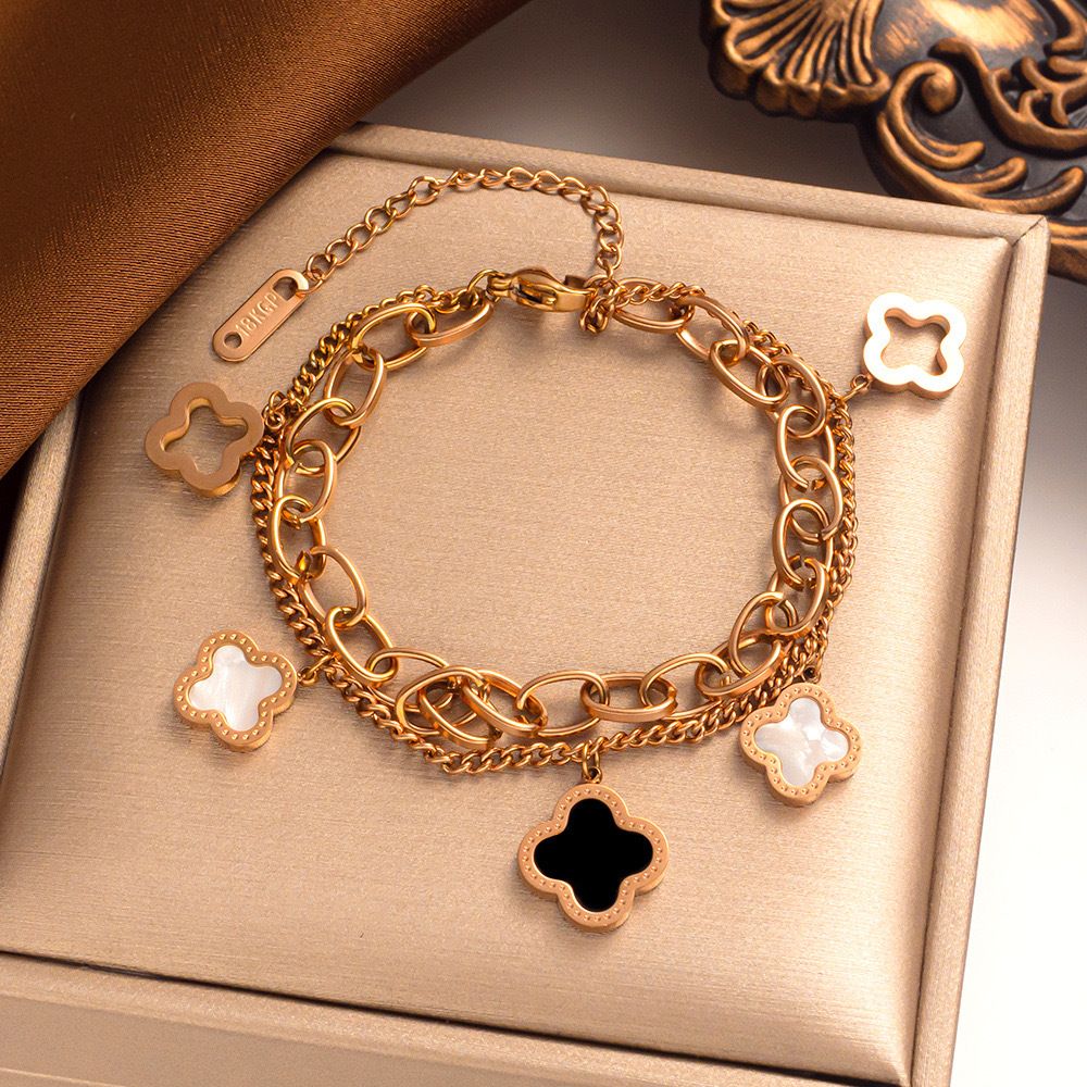 MYKI Clover Charm Bracelet (MKBRAD440)
