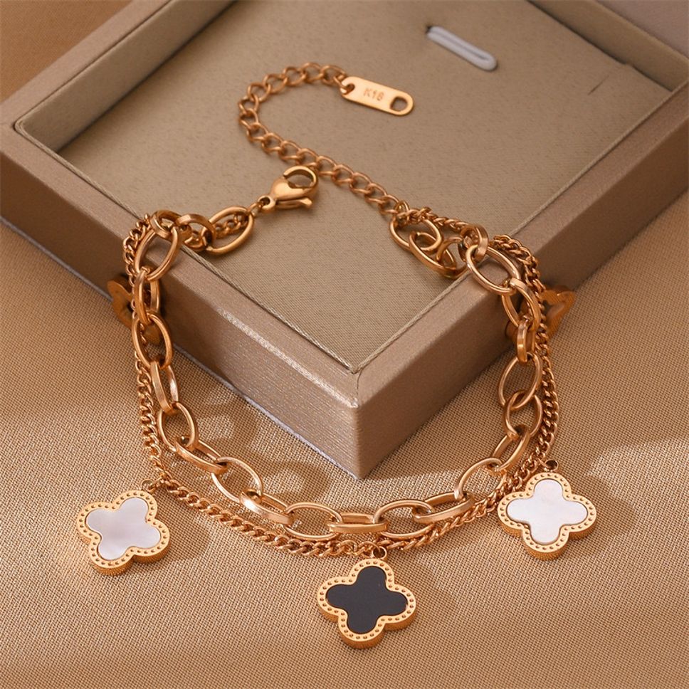 MYKI Clover Charm Bracelet (MKBRAD440)
