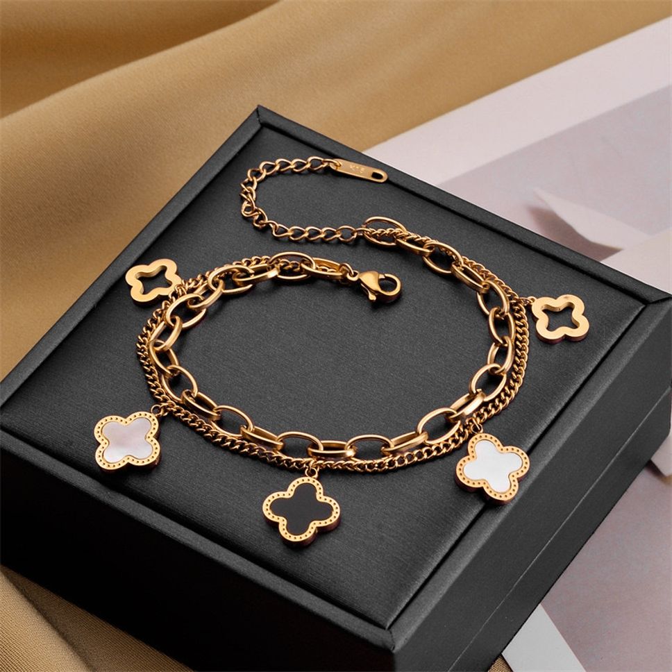 MYKI Clover Charm Bracelet (MKBRAD440)