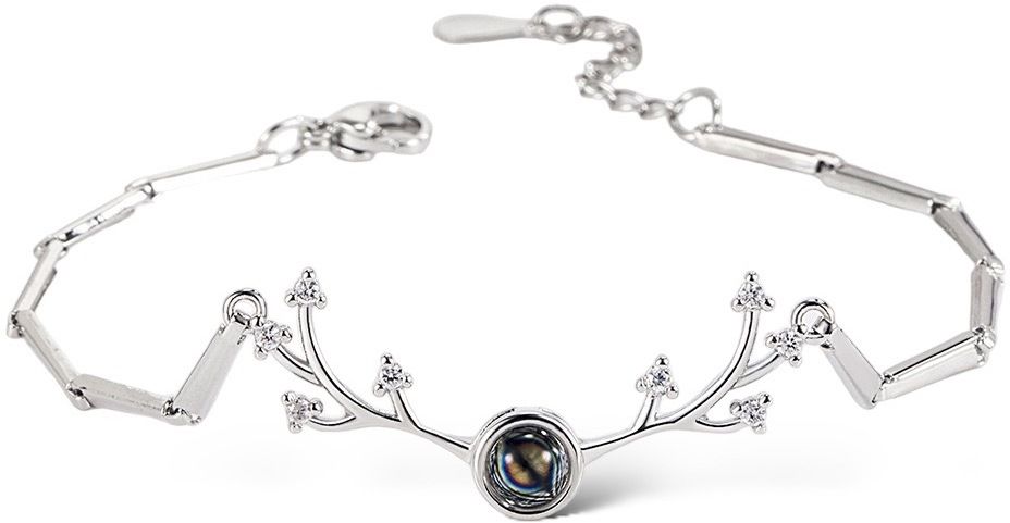 MYKI I LOVE YOU in 100 Language Projection Bracelet (MKBRAD443)