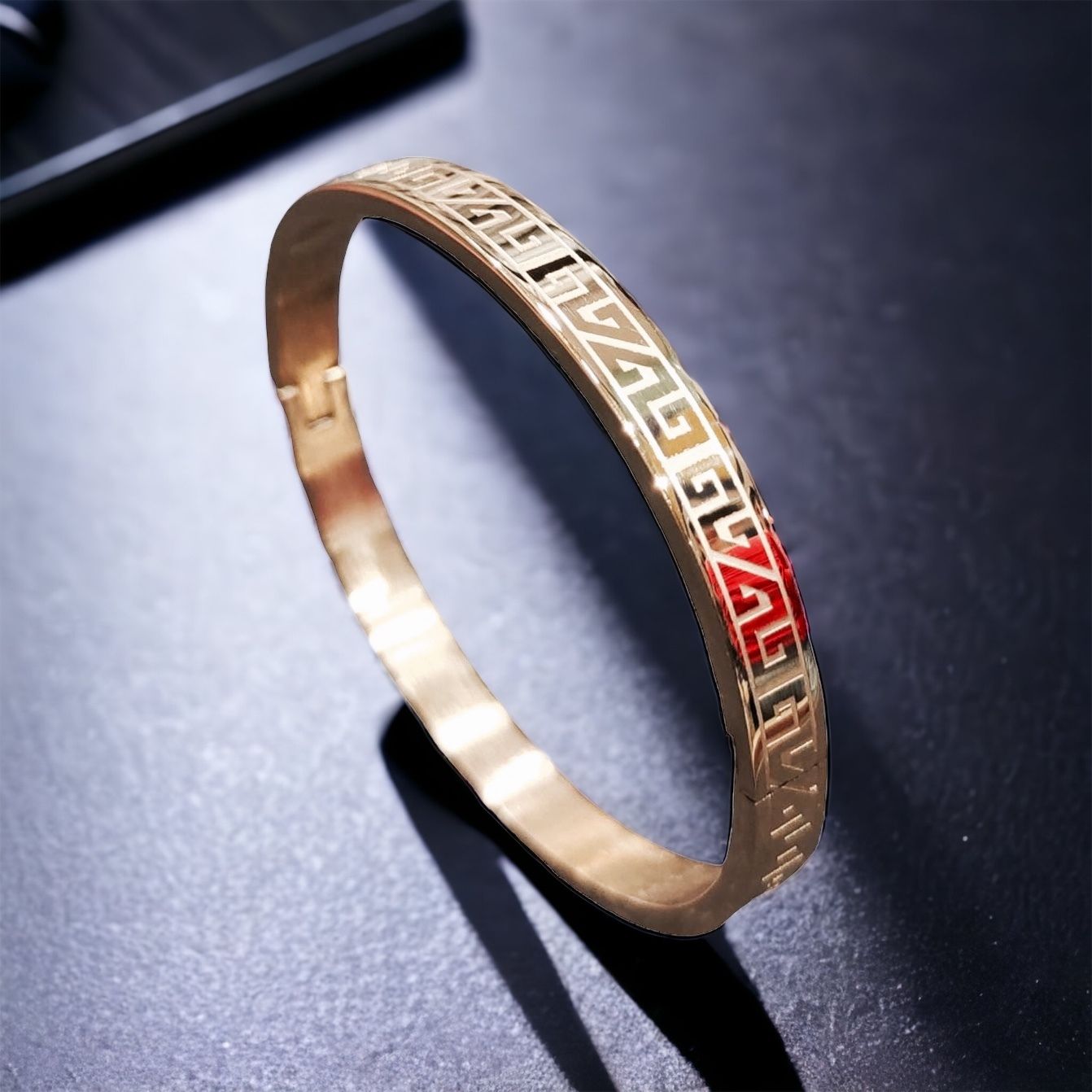MYKI Glorious Love Bracelet(6mm thickness, 2.4 inch diameter) (MKBRAD462RG)