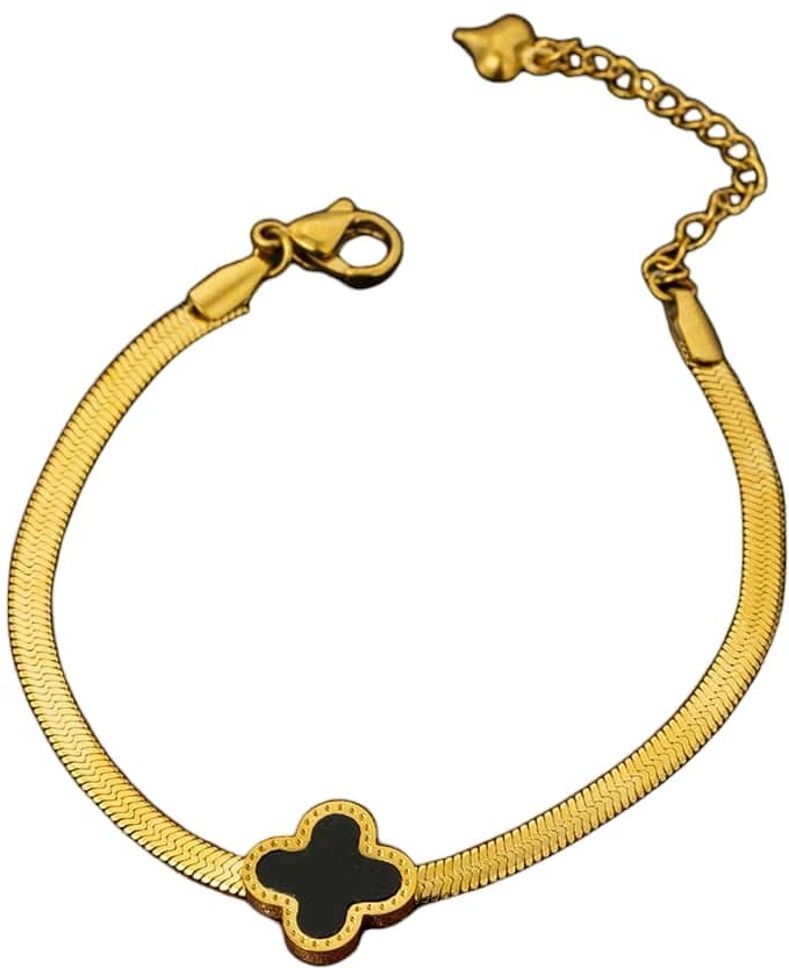 MYKI Gorgeous Floral Charm Bracelet (MKBRAD478G)
