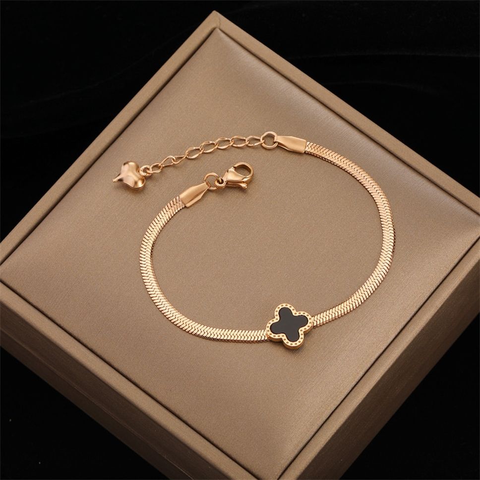 MYKI Gorgeous Floral Charm Bracelet (MKBRAD478RG)