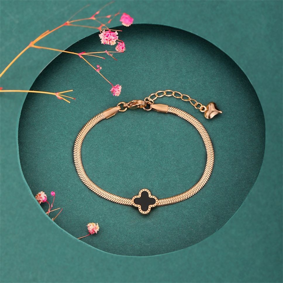 MYKI Gorgeous Floral Charm Bracelet (MKBRAD478RG)