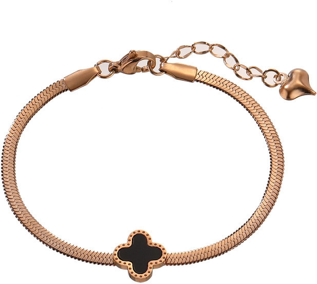 MYKI Gorgeous Floral Charm Bracelet (MKBRAD478RG)