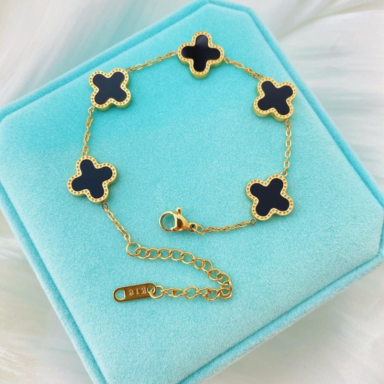 MYKI Royal Floral Charm Bracelet  (MKBRAD506)