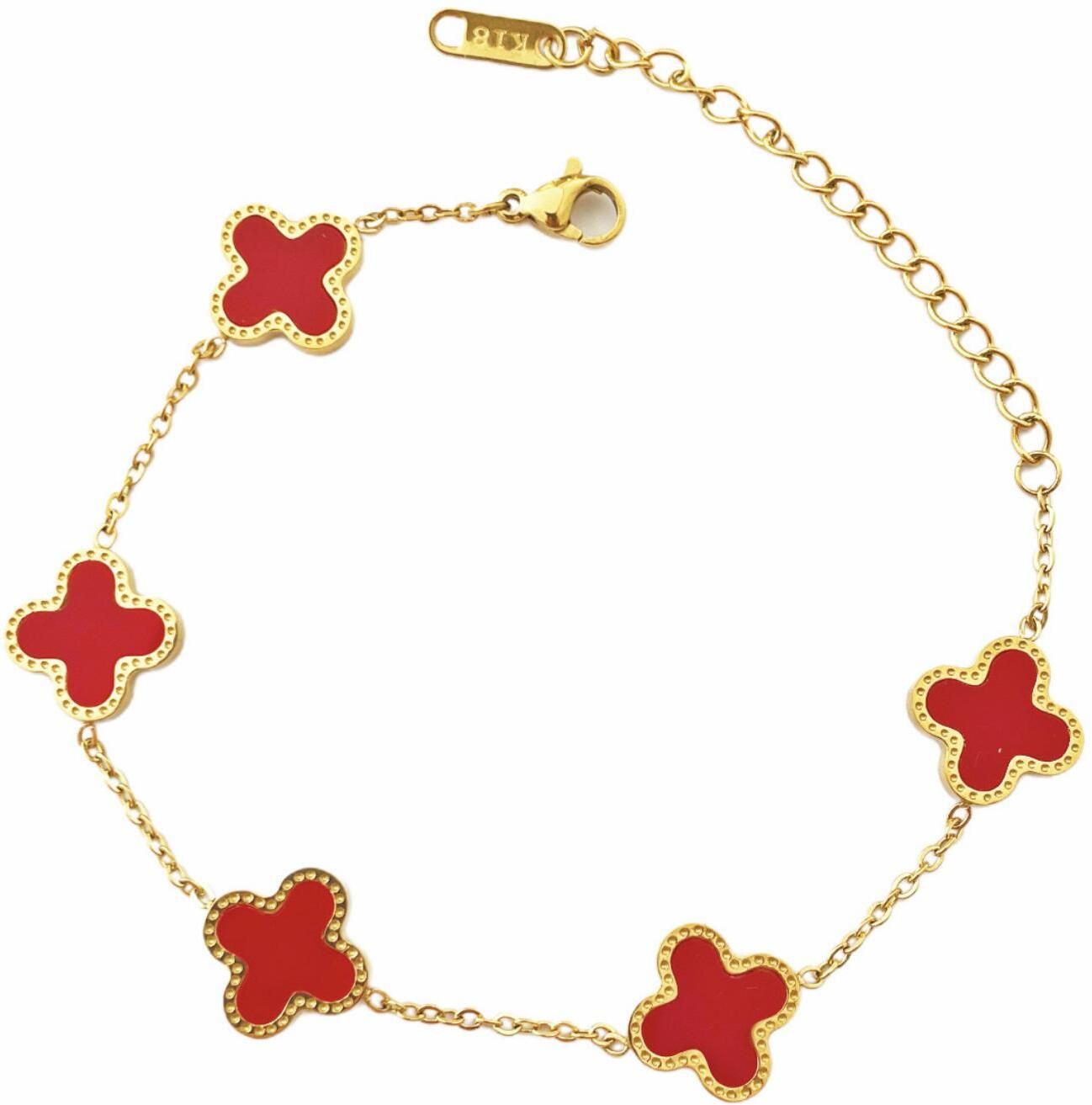 MYKI Royal Floral Charm Bracelet  (MKBRAD506)