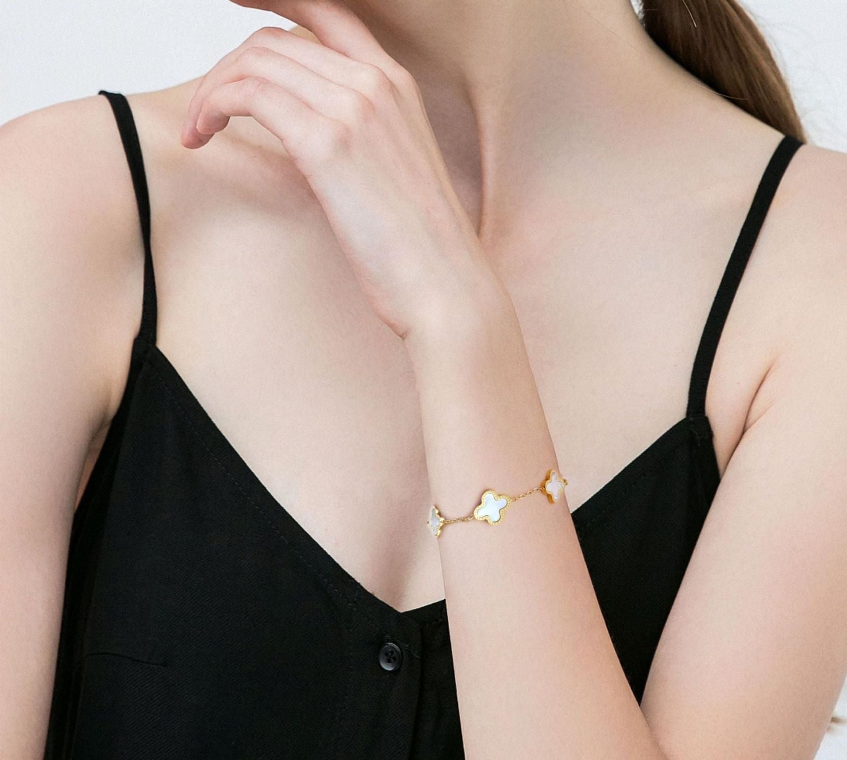 MYKI Royal Floral Charm Bracelet  (MKBRAD506)