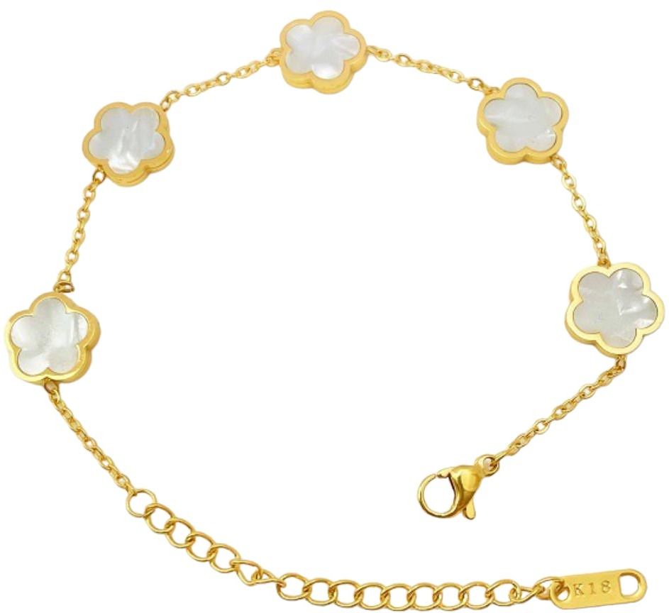 MYKI Royal Floral Charm Bracelet  (MKBRAD506)