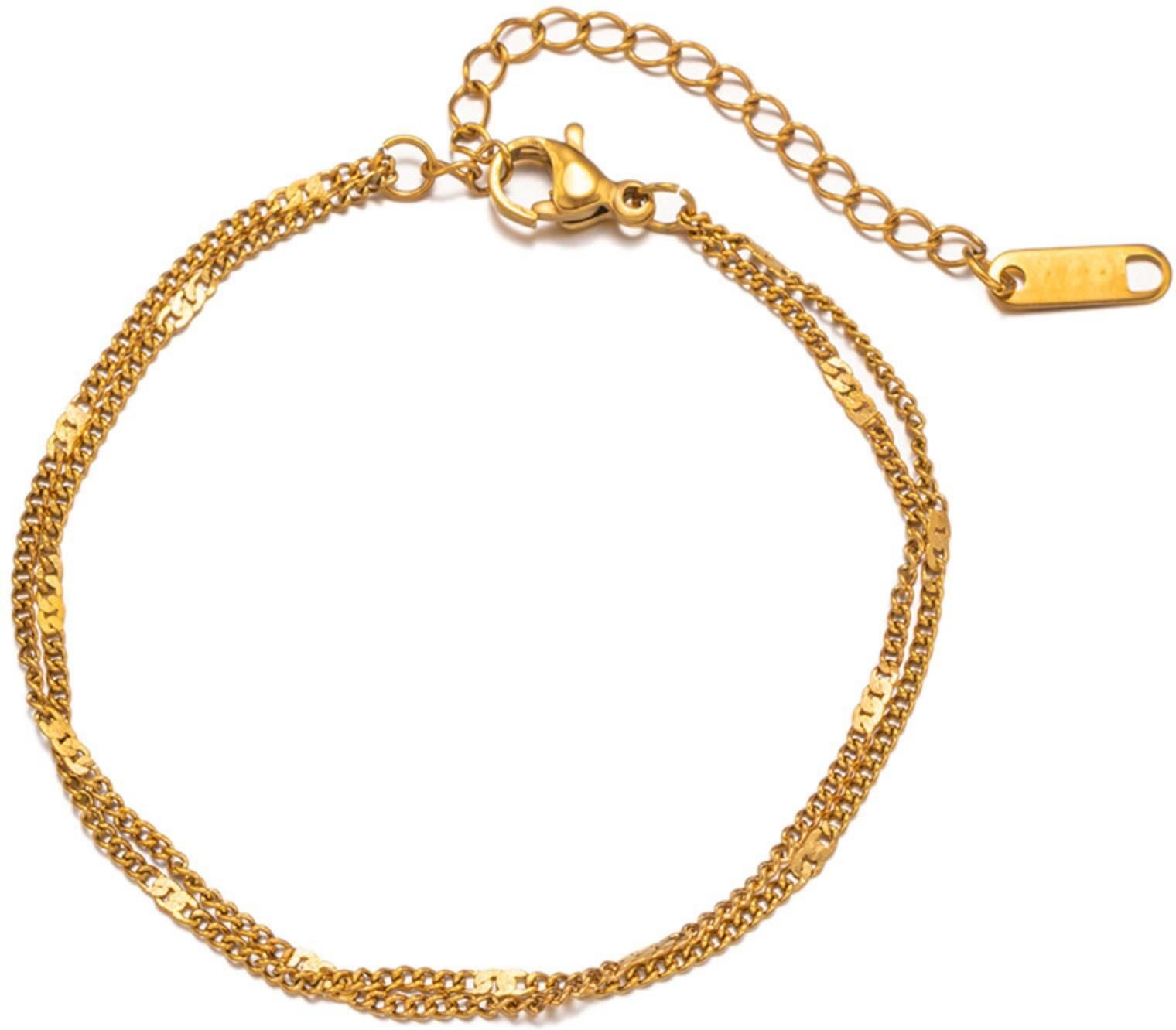 MYKI Double-Chain Bracelet(MKBRAD718-SSYI)