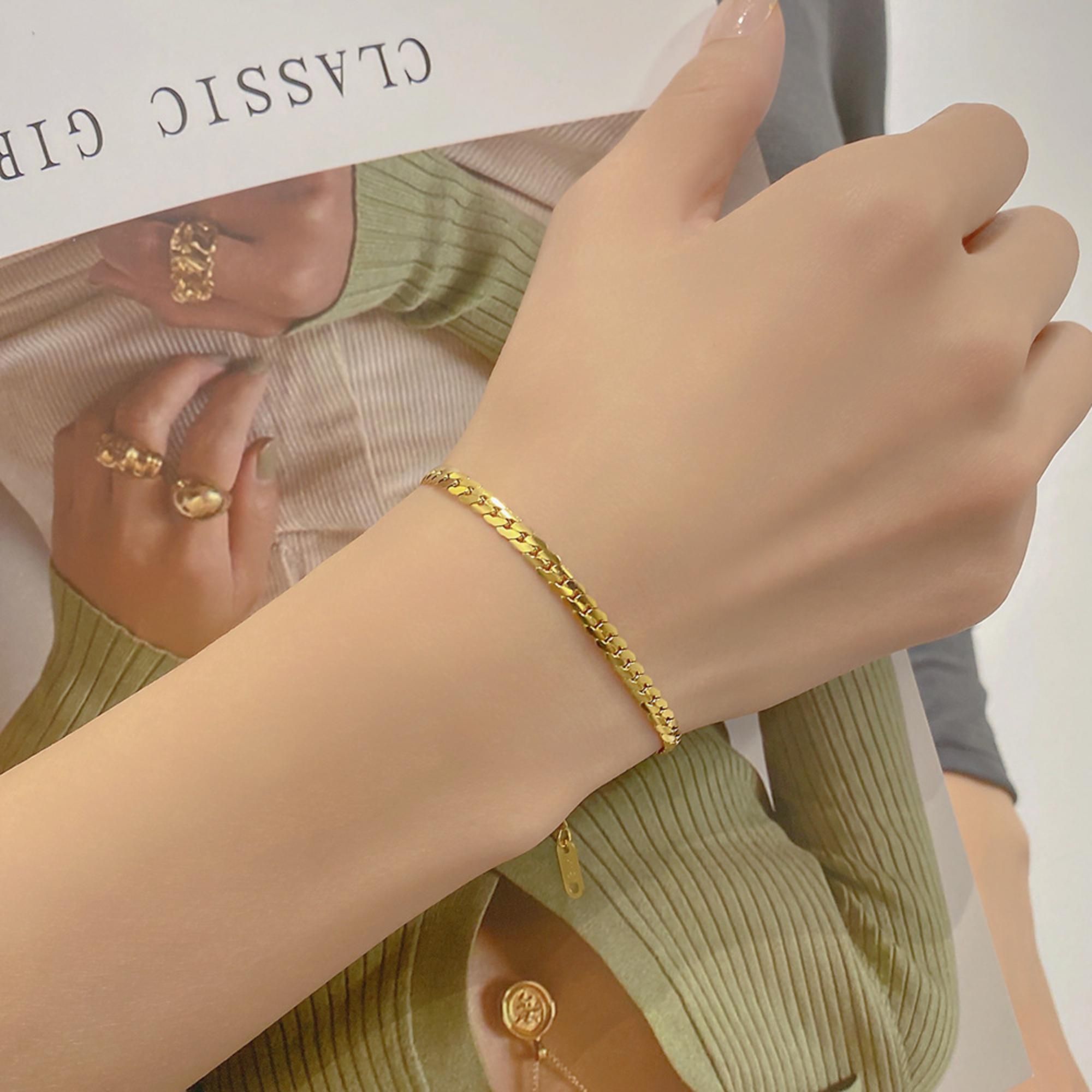 MYKI Bracelet | Anti-Tarnish Adjustable Design(MKBRAD752-SSYI)