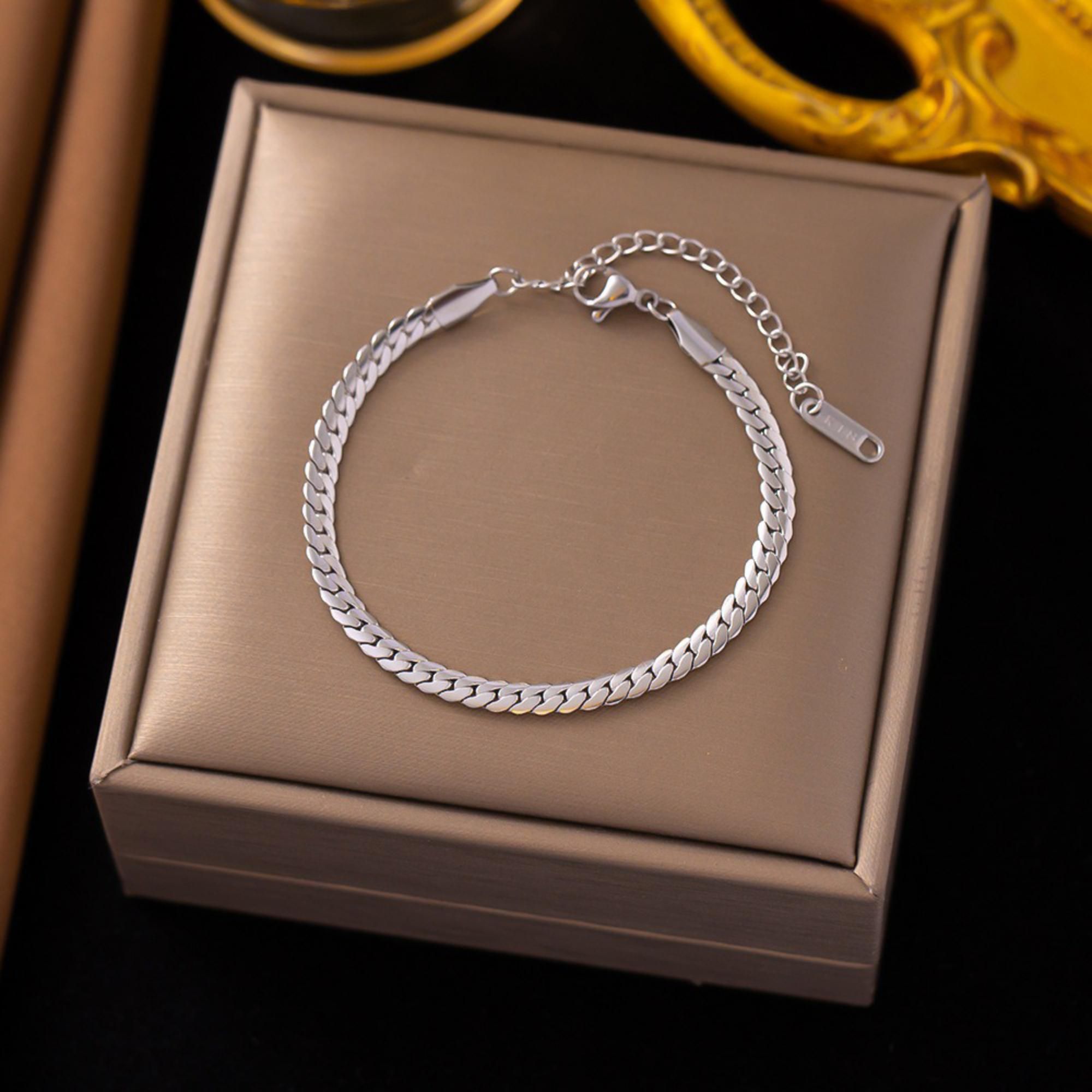 MYKI Bracelet | Anti-Tarnish Adjustable Design(MKBRAD752-SSYI)