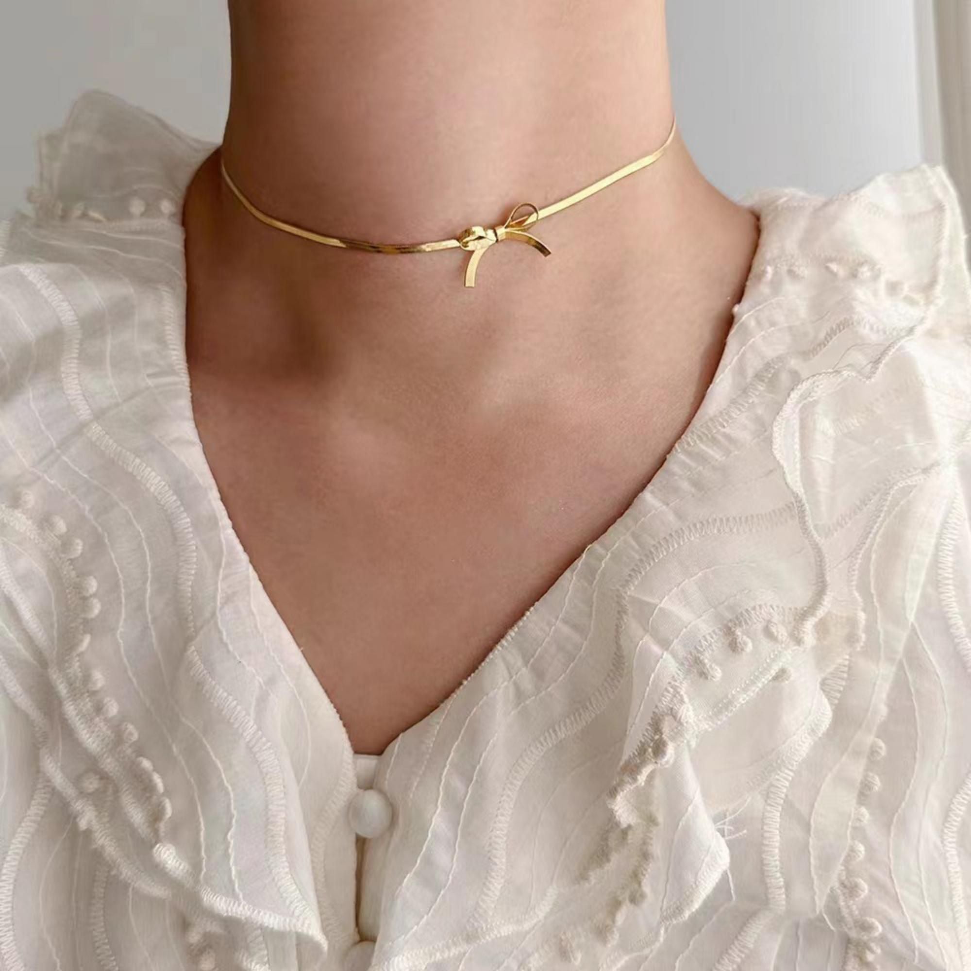 MYKI Elegant Stainless Steel Necklace (MK706-SSYI)