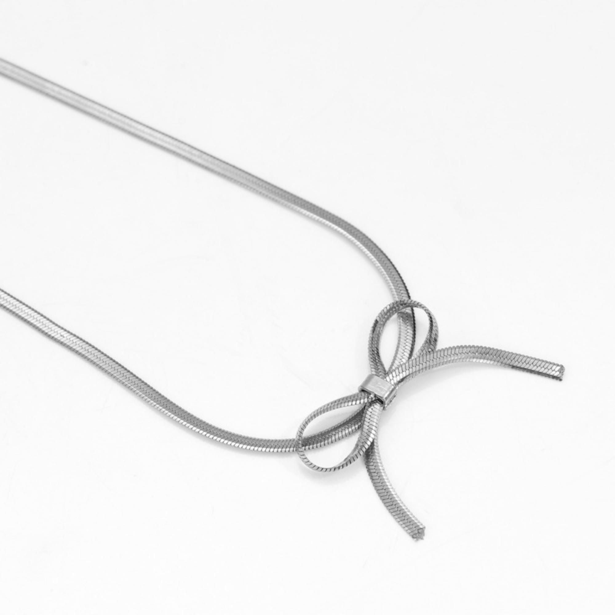 MYKI Elegant Stainless Steel Necklace (MK706-SSYI)