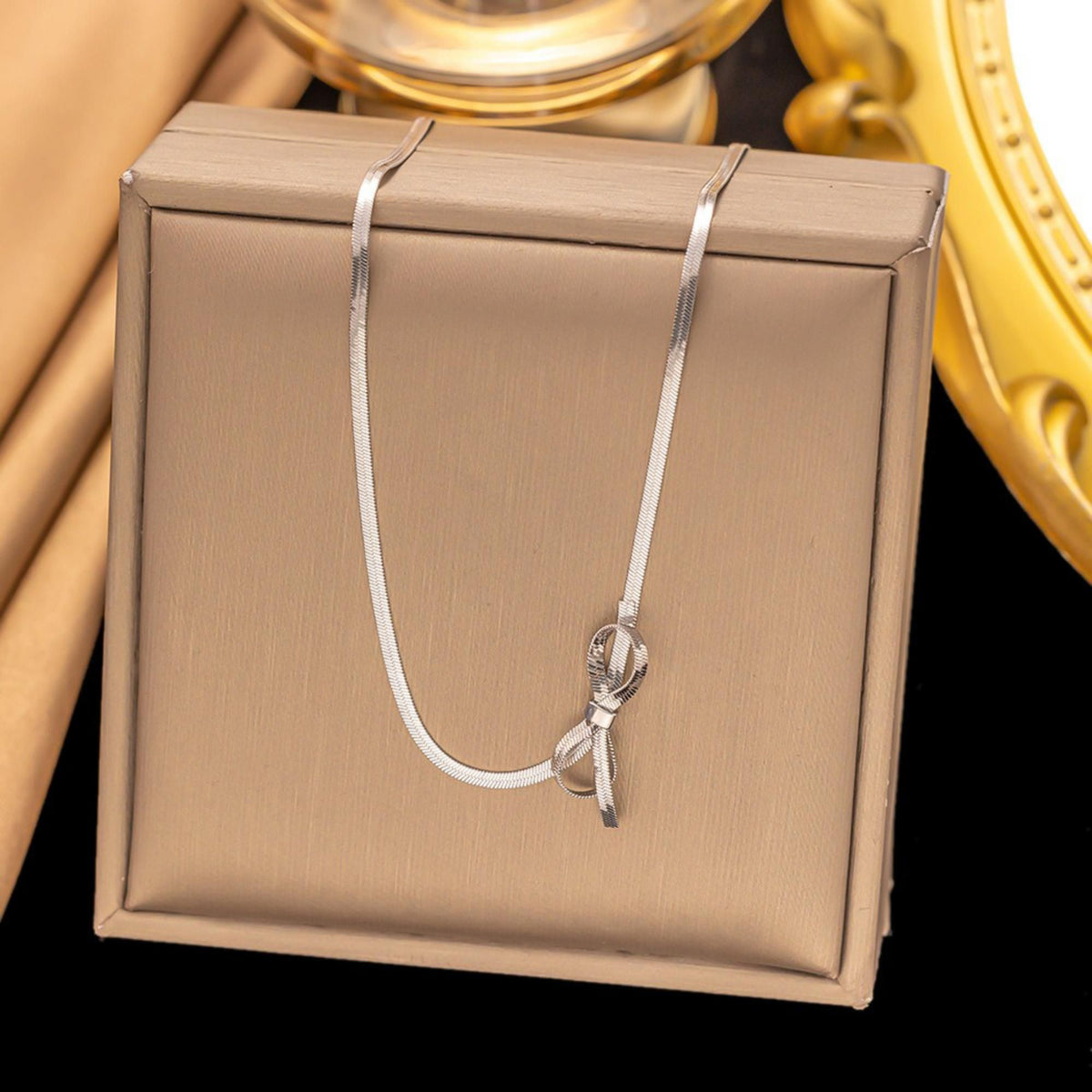 MYKI Elegant Stainless Steel Necklace (MK706S-SSYI)
