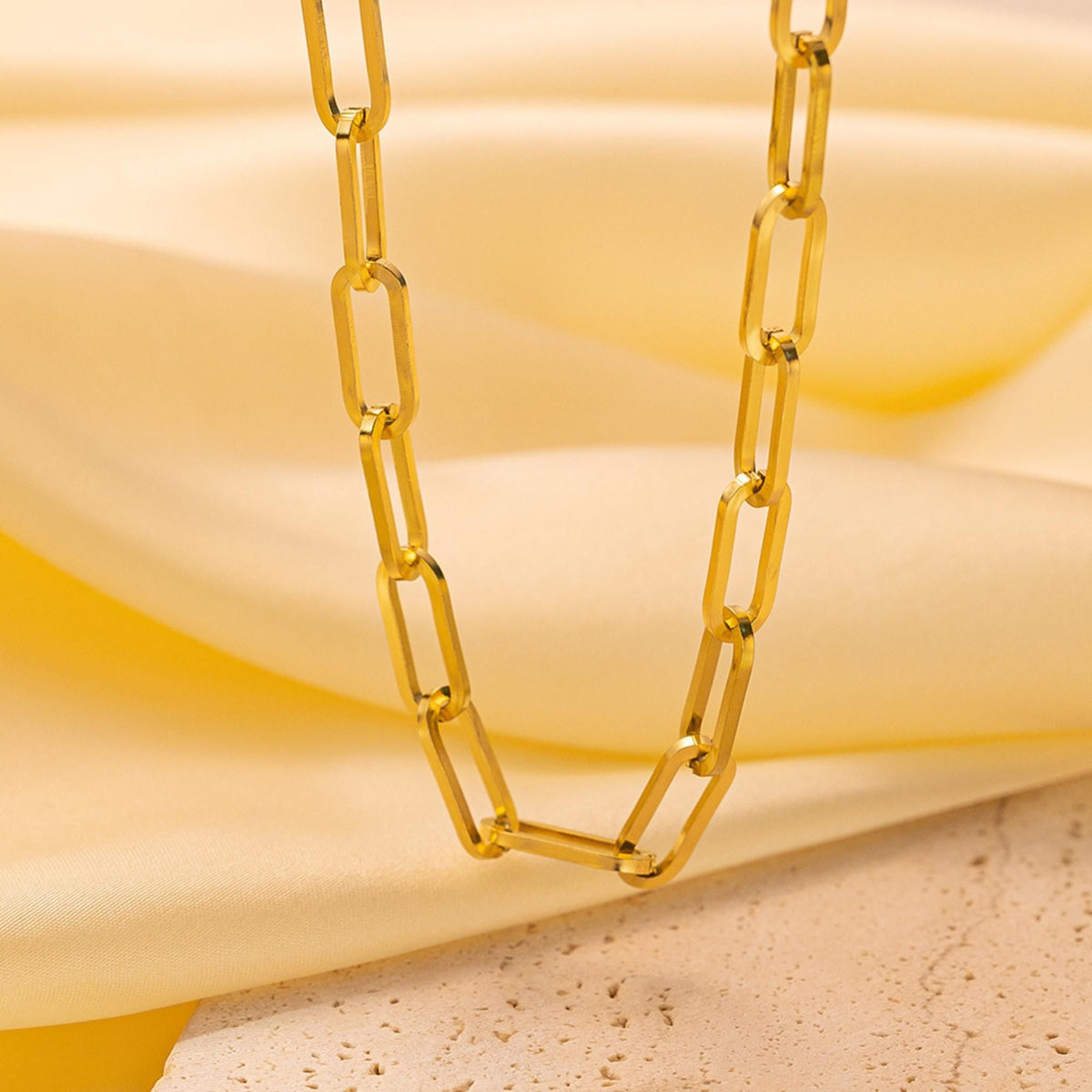 MYKI Fascinating Stainless Steel Necklace (MK713-SSYI)