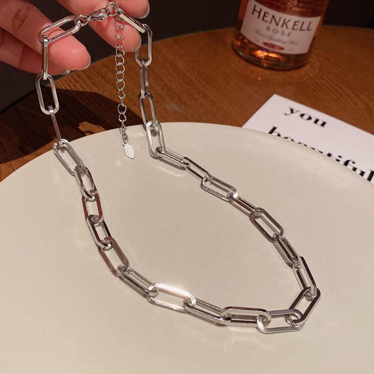MYKI Fascinating Stainless Steel Necklace (MK713-SSYI)