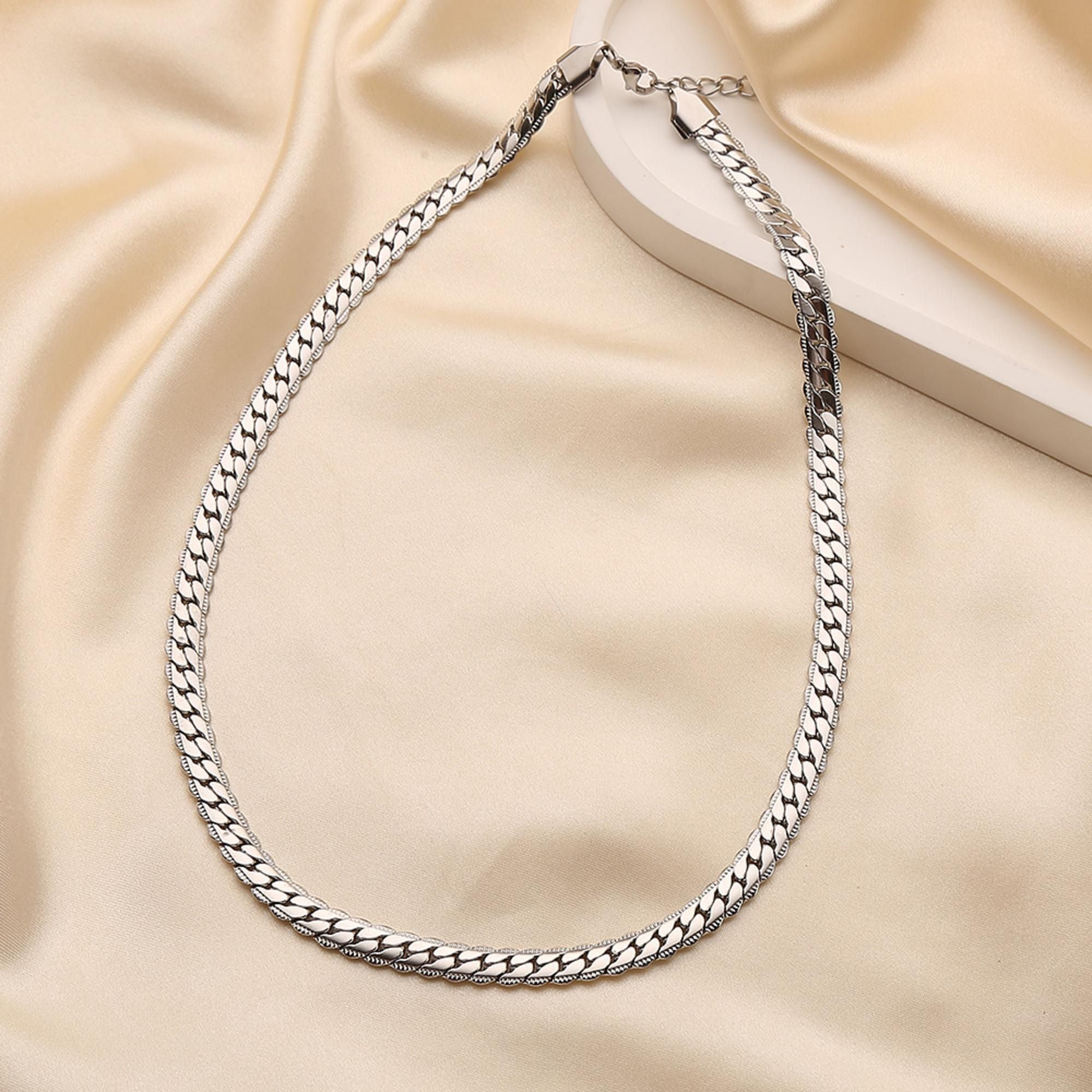 MYKI Handsome Stainless Steel Necklace (MK790-SSYI)