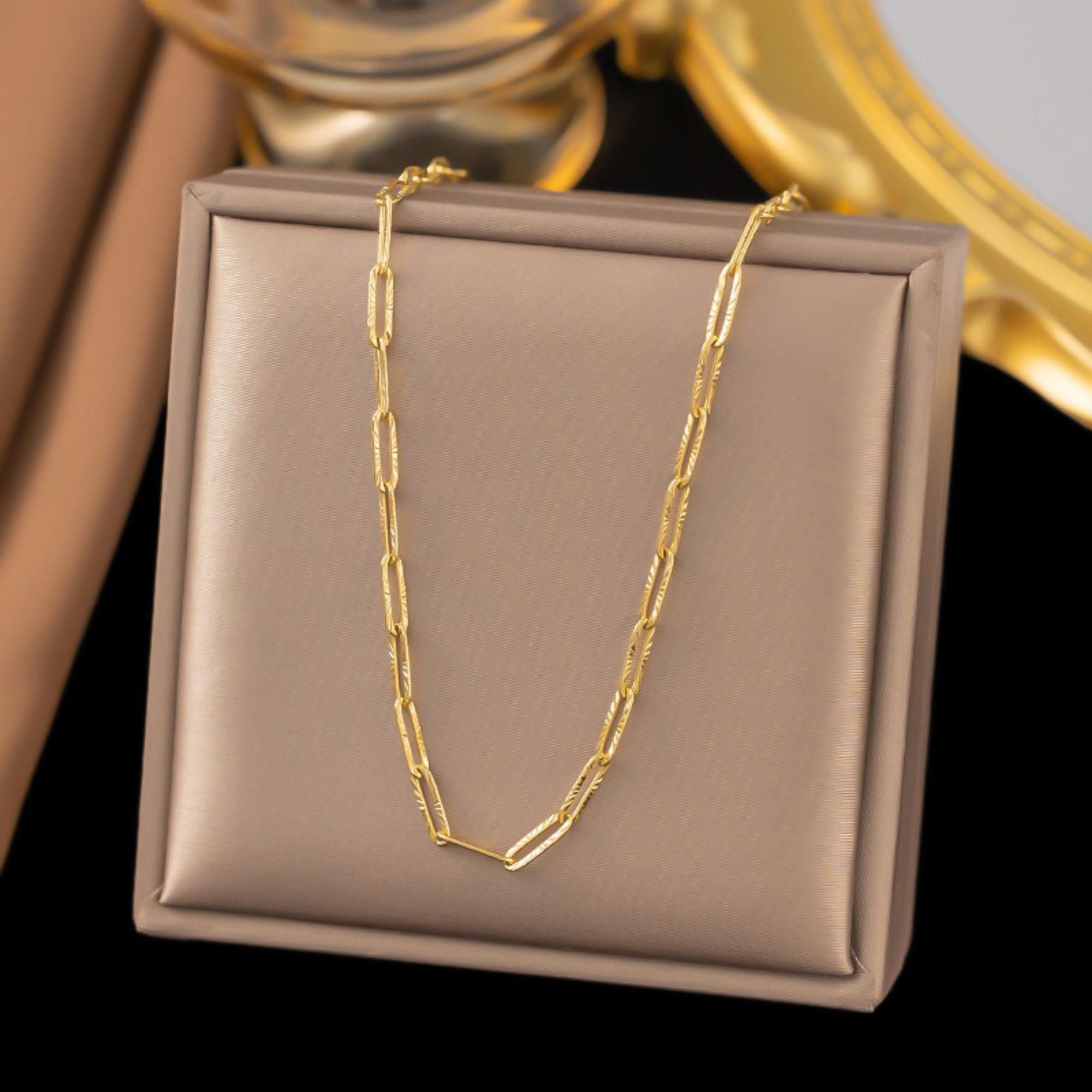 MYKI Link Necklace (MK839G-SSYI)
