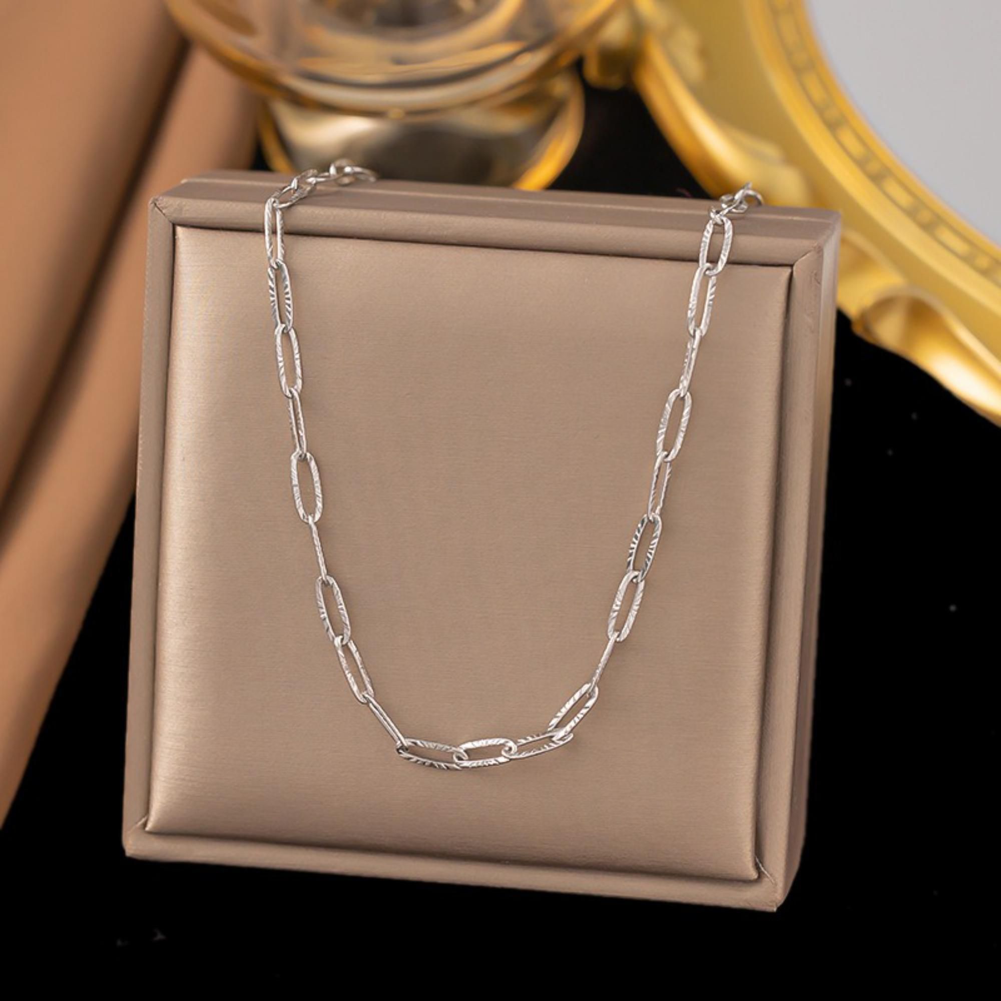 MYKI Link Necklace (MK839S-SSYI)