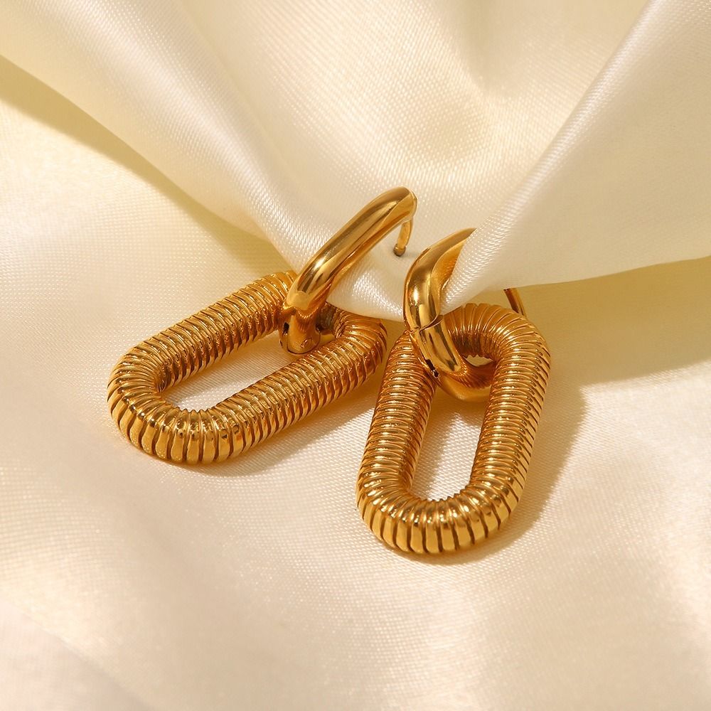 MYKI Coil Link Anti Tarnish Earrings | MYKI (MKERCH1025-SSYI)