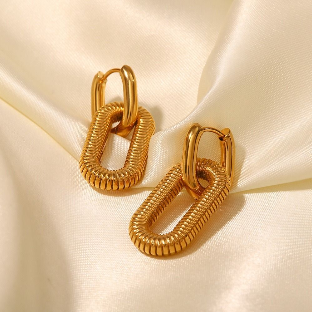 MYKI Coil Link Anti Tarnish Earrings | MYKI (MKERCH1025-SSYI)