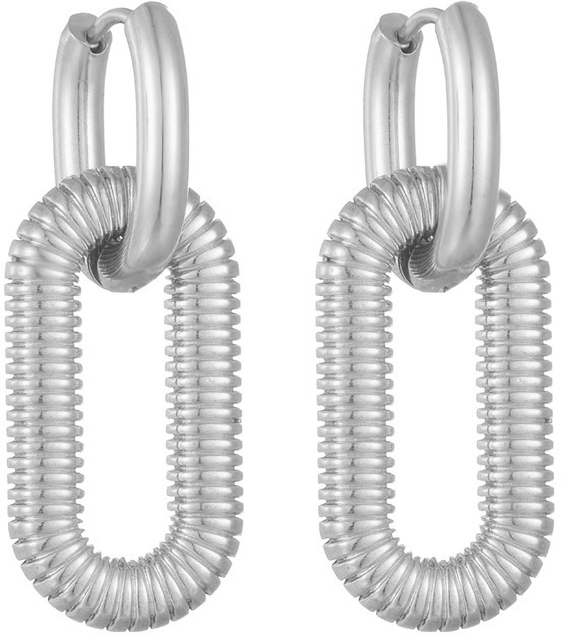 MYKI Coil Link Anti Tarnish Earrings | MYKI (MKERCH1025-SSYI)