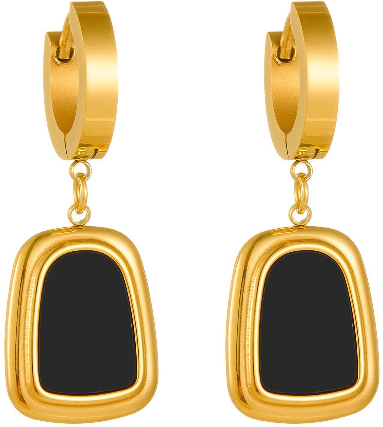 MYKI Enamel Drop Earrings | MYKI (MKERCH1038G-SSYI)