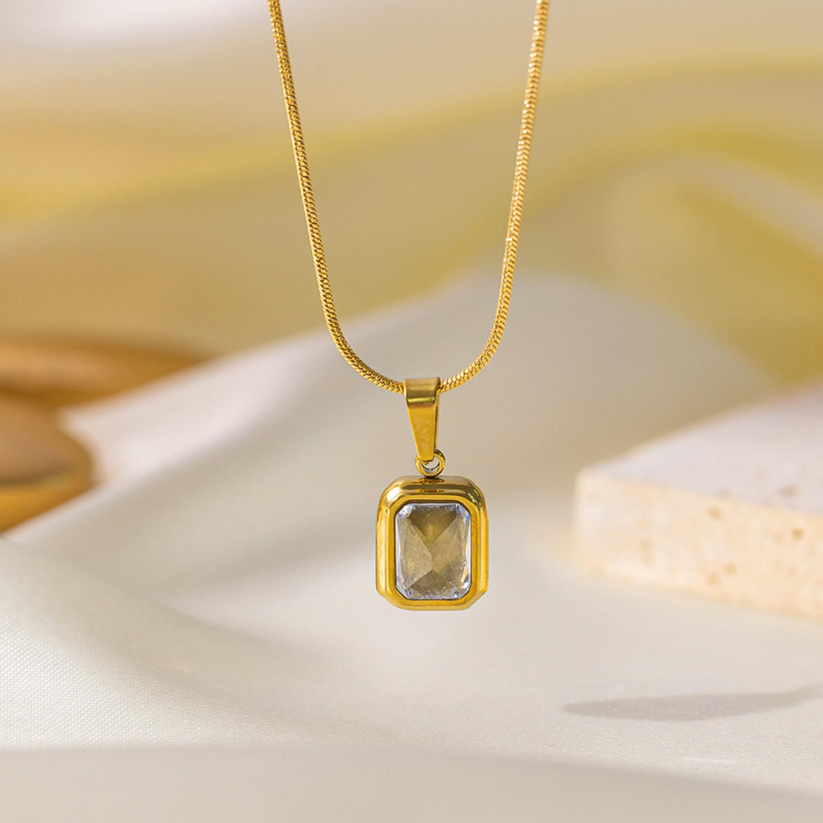 MYKI Pretty Stainless Steel Pendant (MK710G-SSYI)