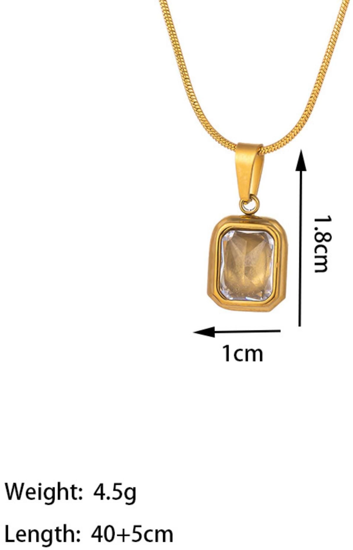 MYKI Pretty Stainless Steel Pendant (MK710G-SSYI)