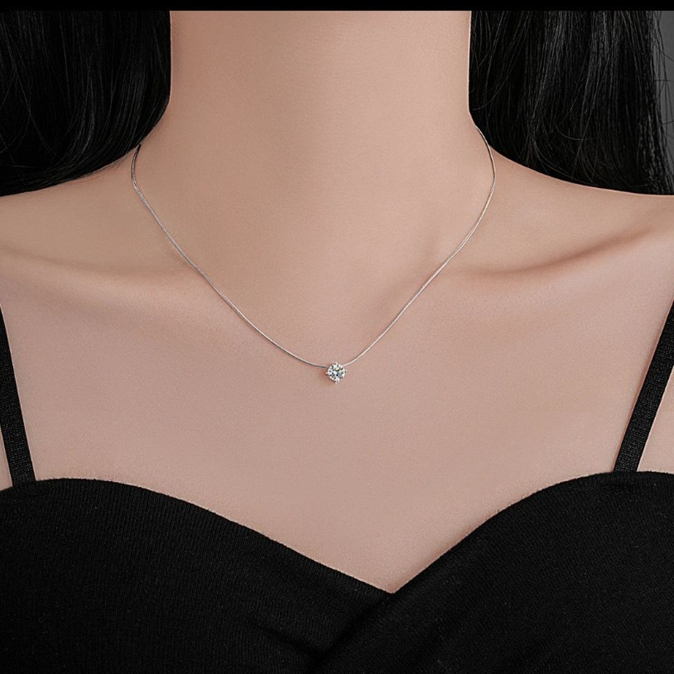 MYKI Love Solitaire Pendant For Men & Women (MK737S-SSYI)