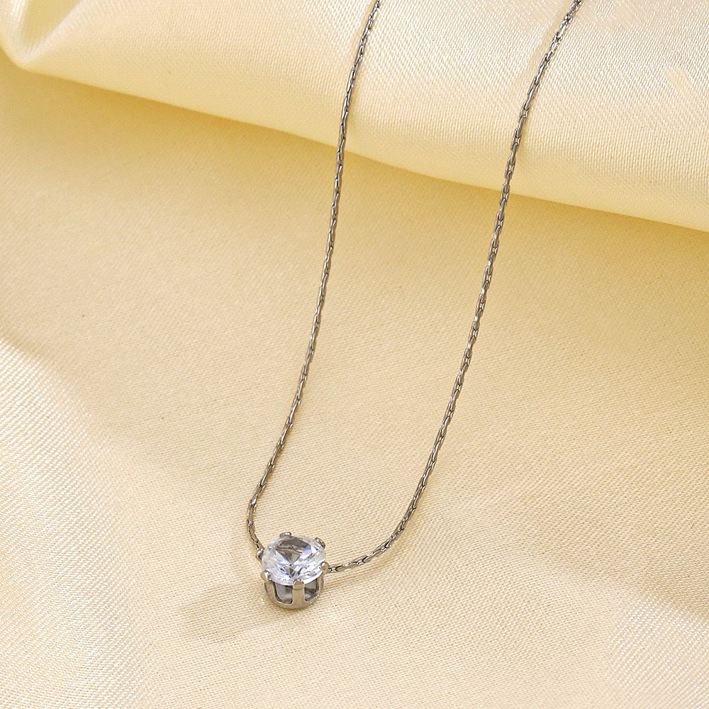 MYKI Love Solitaire Pendant For Men & Women (MK737S-SSYI)