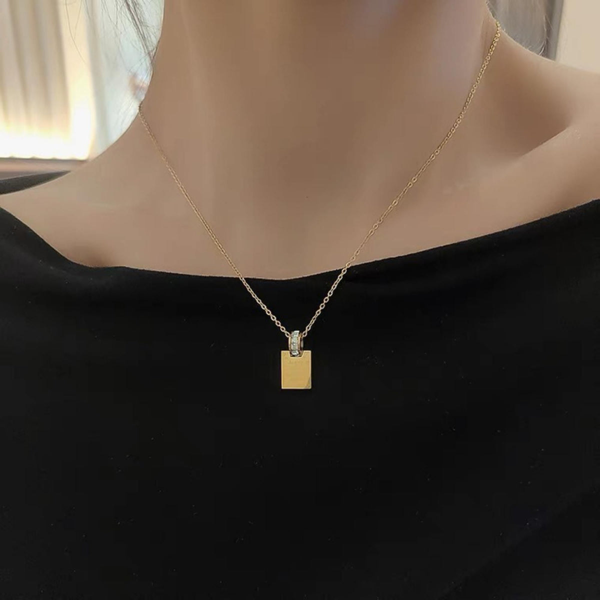 MYKI Comely Stainless Steel Pendant (MK760G-SSYI)