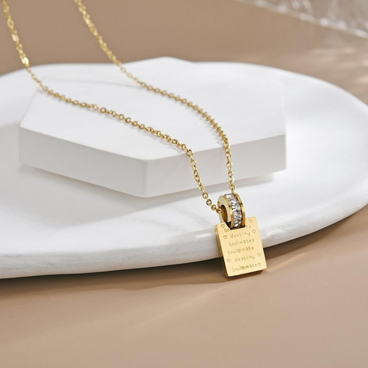 MYKI Comely Stainless Steel Pendant (MK760G-SSYI)