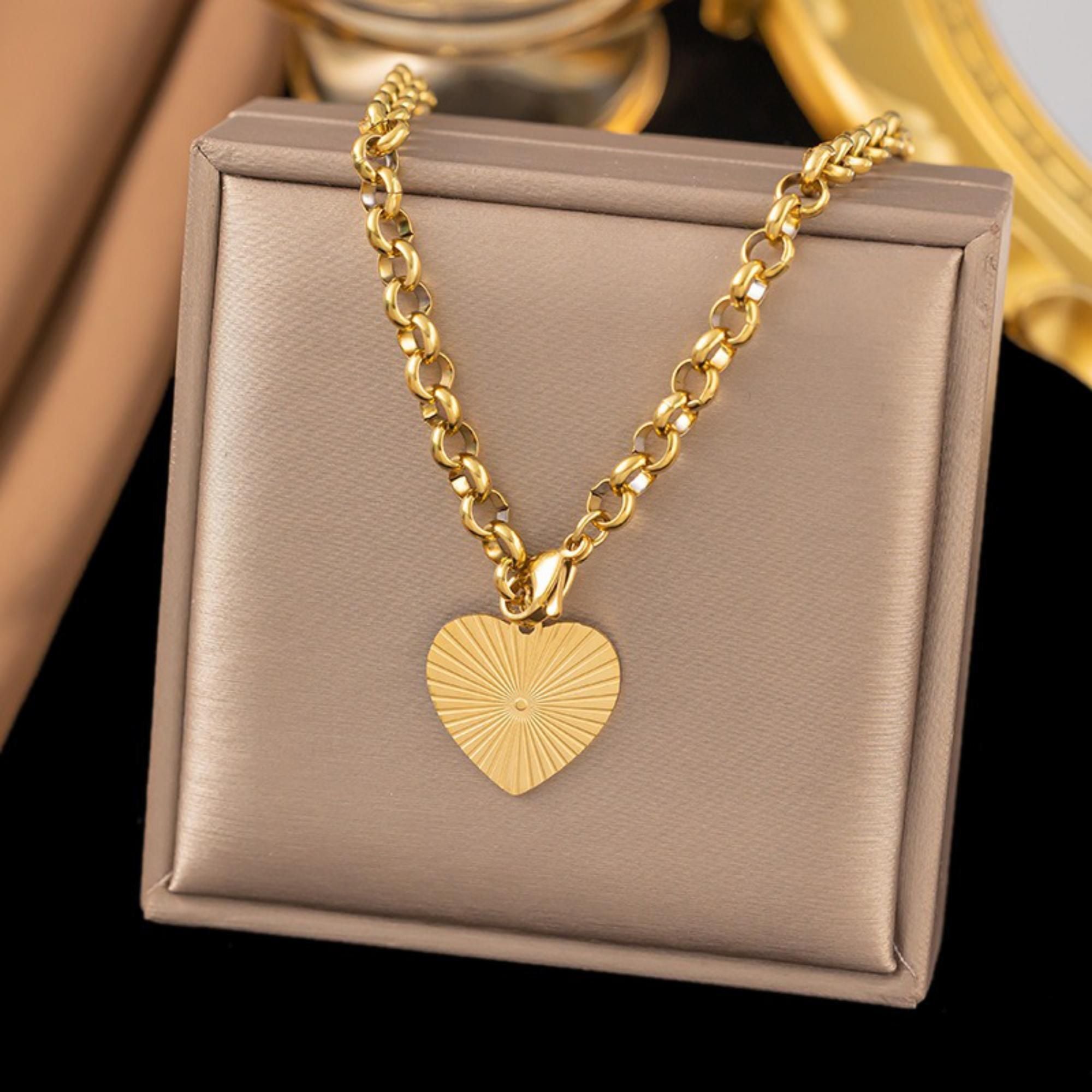 MYKI Drop-Dead Heart Pendant (MK762G-SSYI)