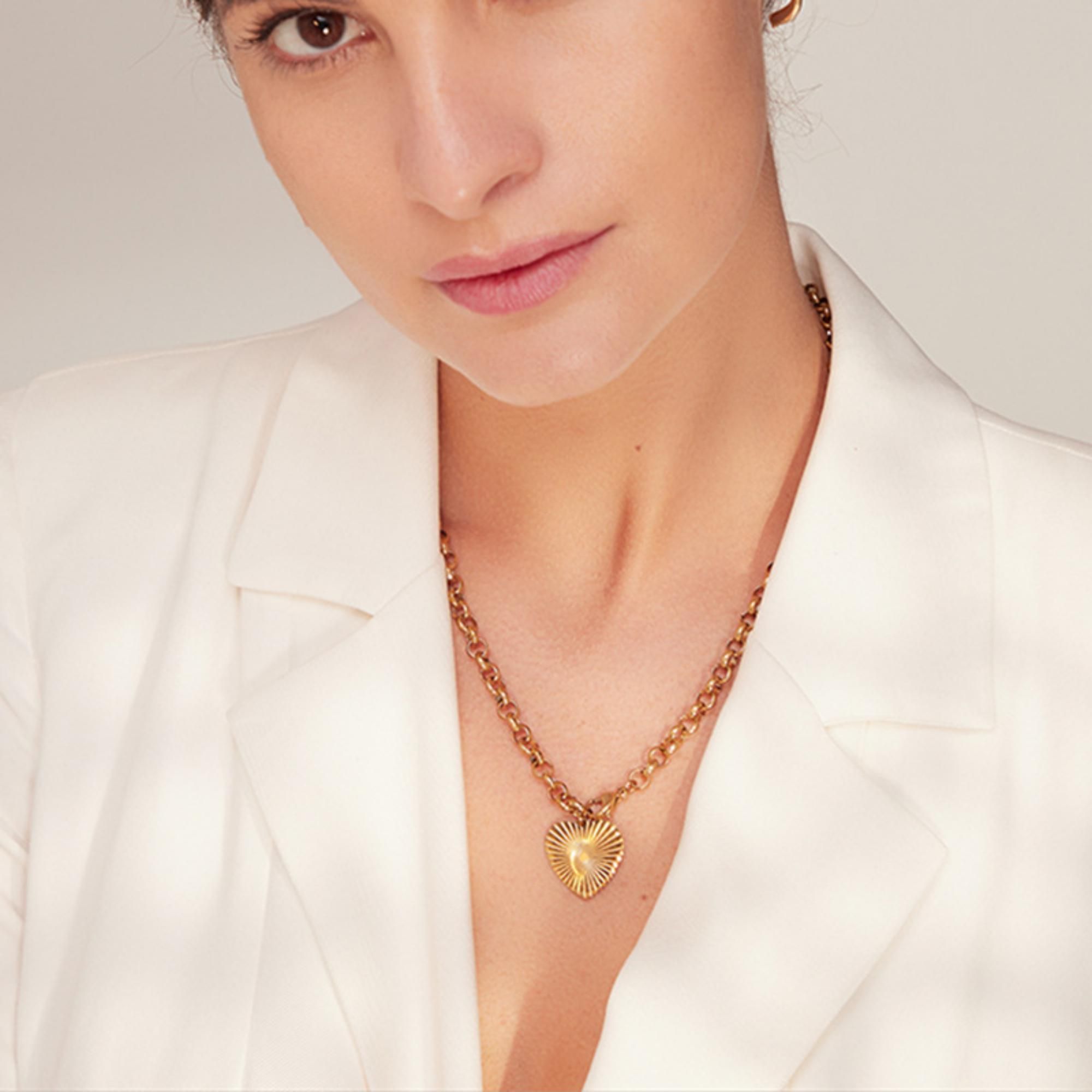 MYKI Drop-Dead Heart Pendant (MK762-SSYI)