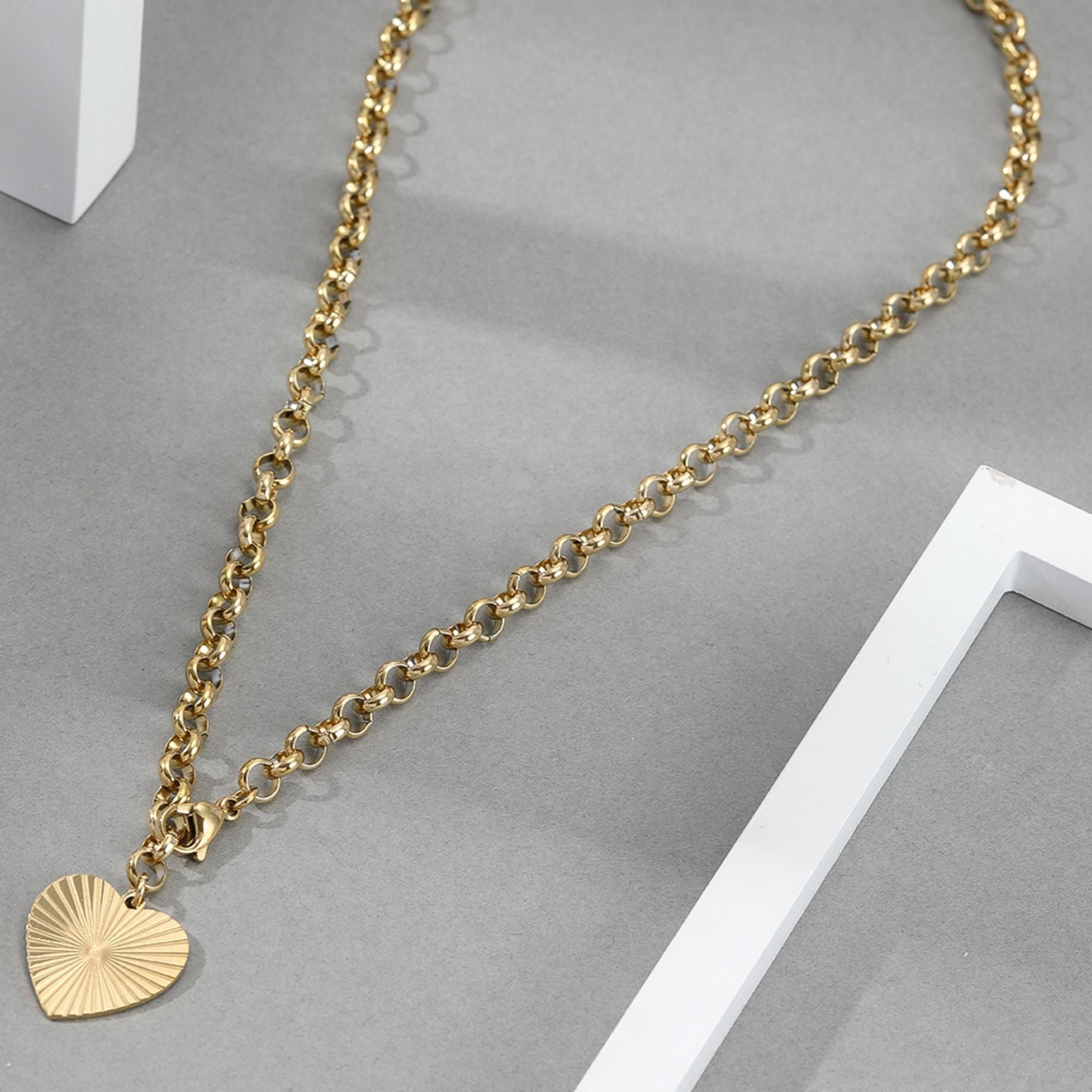 MYKI Drop-Dead Heart Pendant (MK762-SSYI)