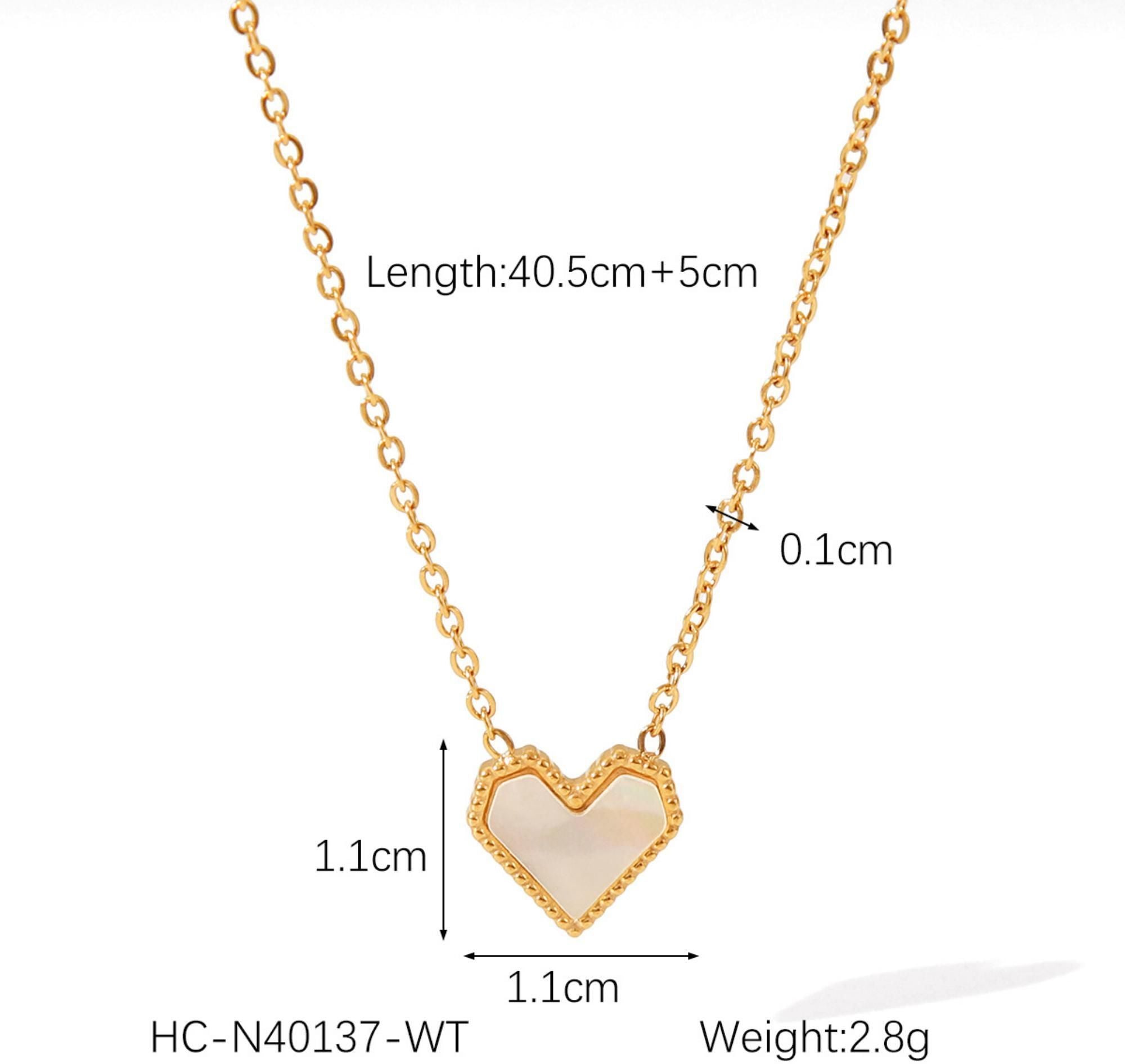 MYKI Modern Heart Stainless Steel Pendant (MK764G-SSYI)