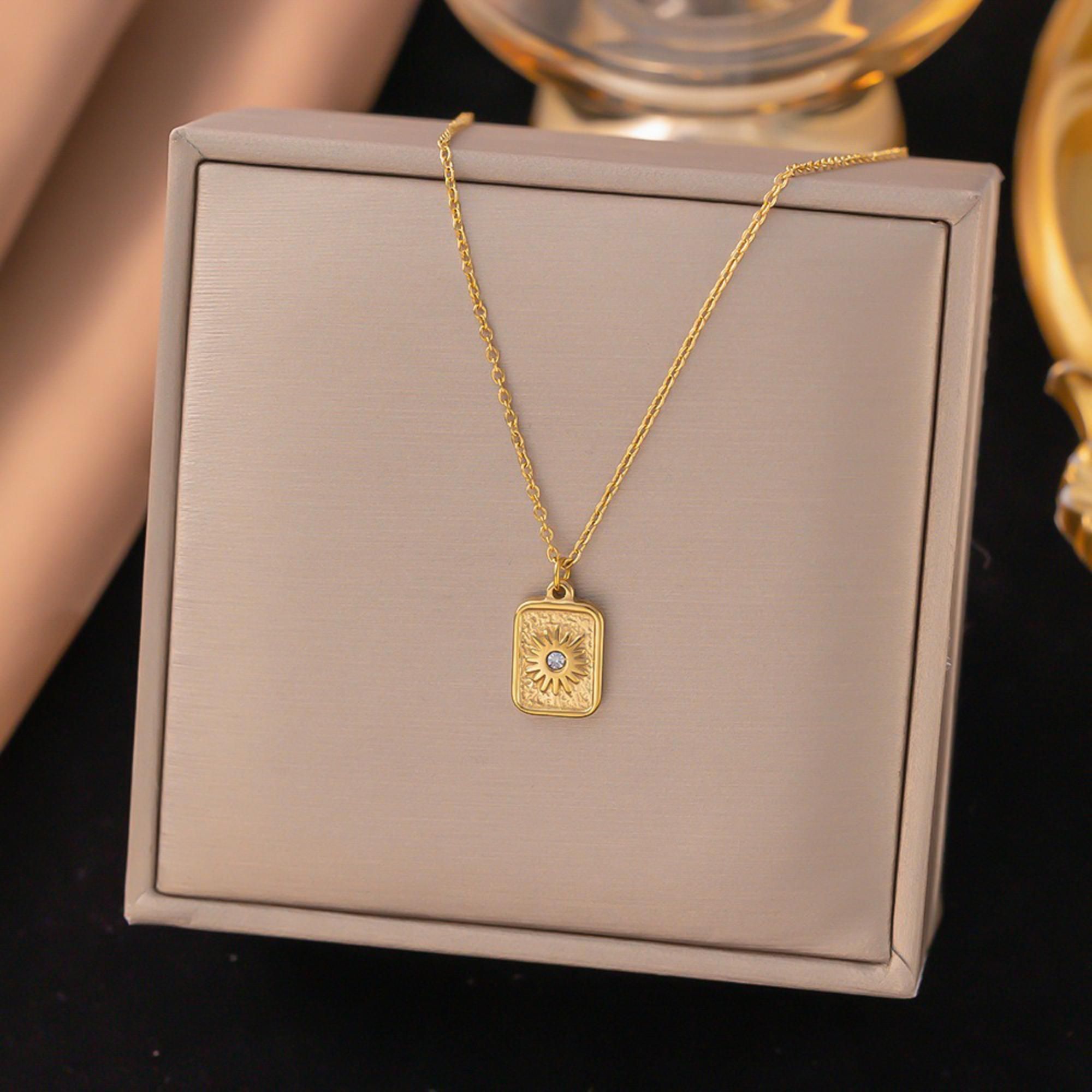 MYKI Aesthetical Stainless Steel Pendant (MK777G-SSYI)