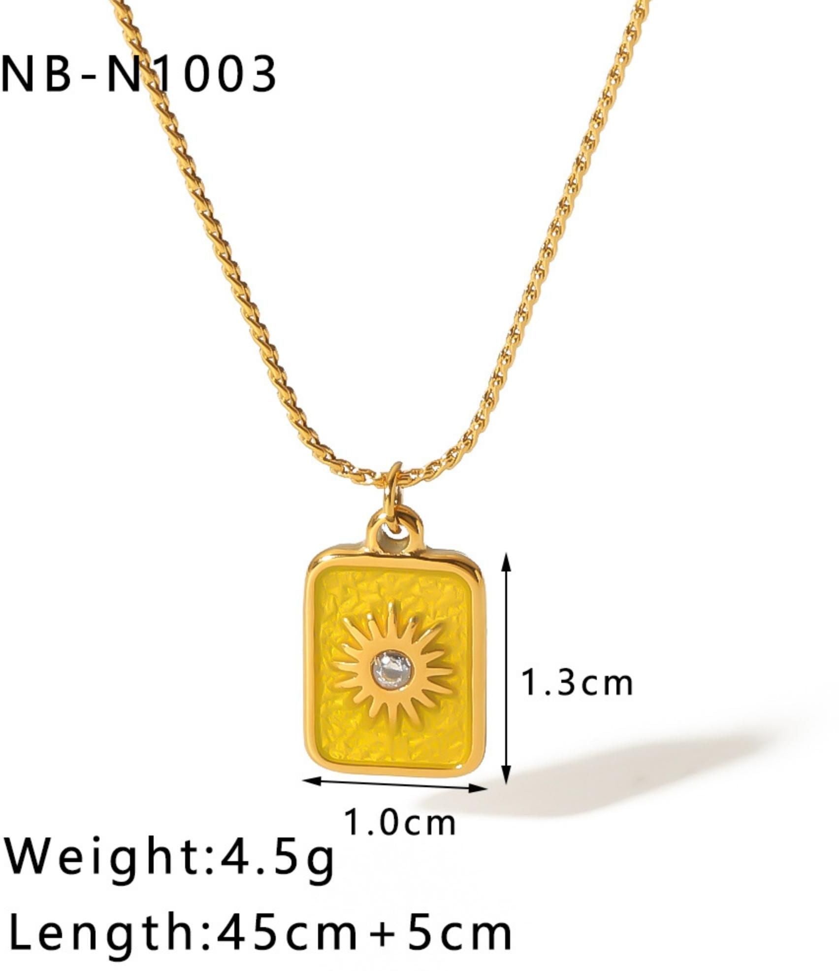 MYKI Aesthetical Stainless Steel Pendant (MK777G-SSYI)