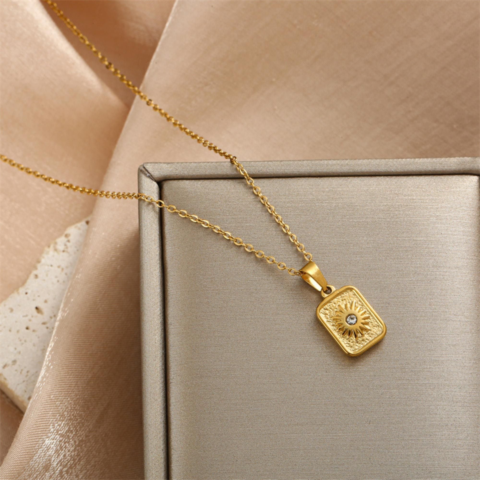 MYKI Aesthetical Stainless Steel Pendant (MK777G-SSYI)