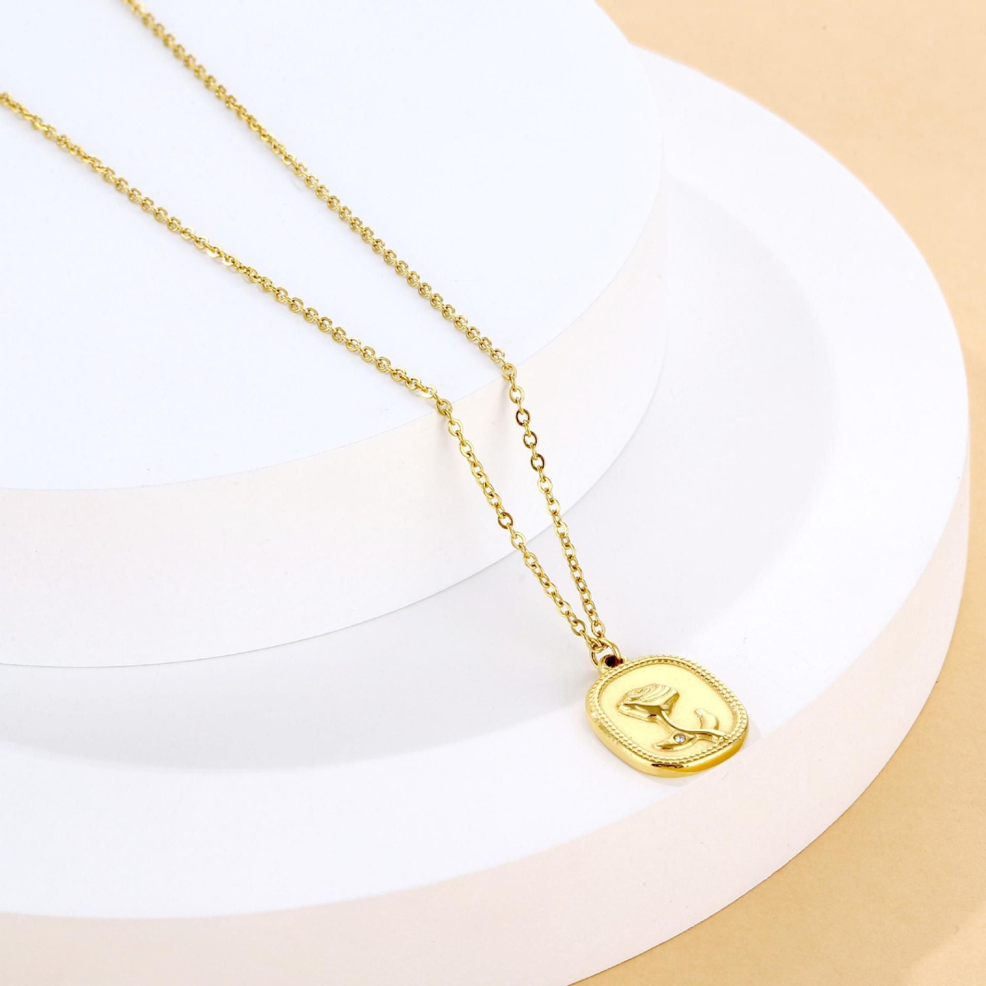 MYKI Delicate Stainless Steel Pendant (MK807G-SSYI)