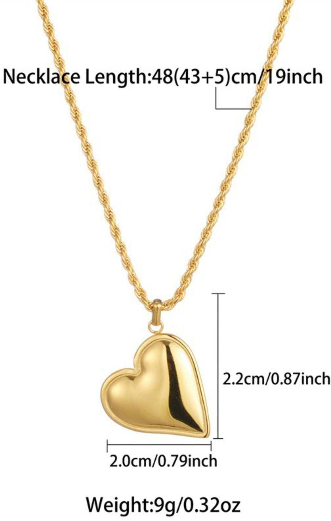MYKI Glamorous Heart Stainless Steel Pendant (MK811-SSYI)