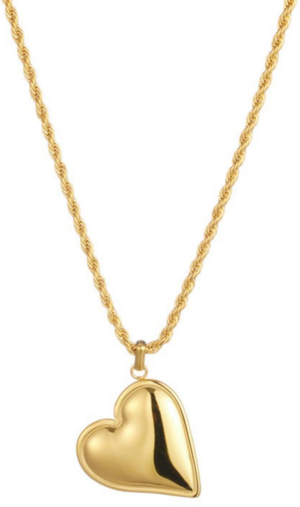 MYKI Glamorous Heart Stainless Steel Pendant (MK811-SSYI)