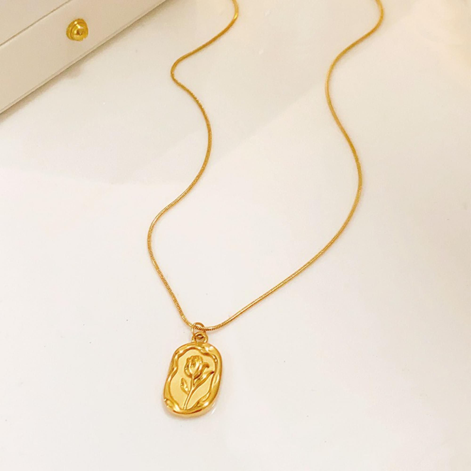 MYKI Well-Favored Stainless Steel Pendant (MK814G-SSYI)