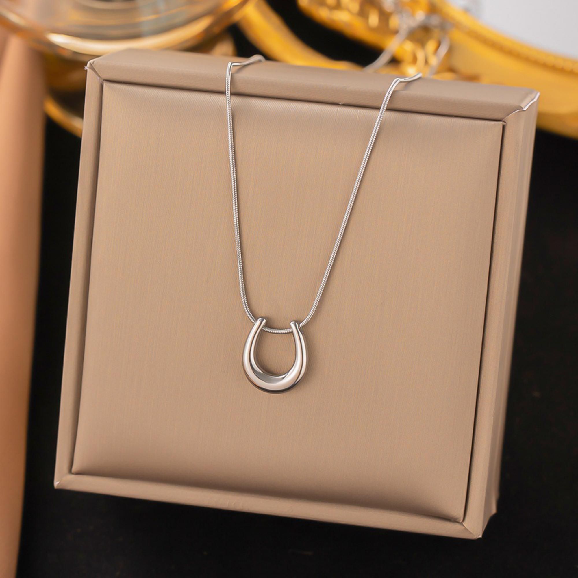 MYKI Bonnie Stainless Steel Pendant (MK823S-SSYI)