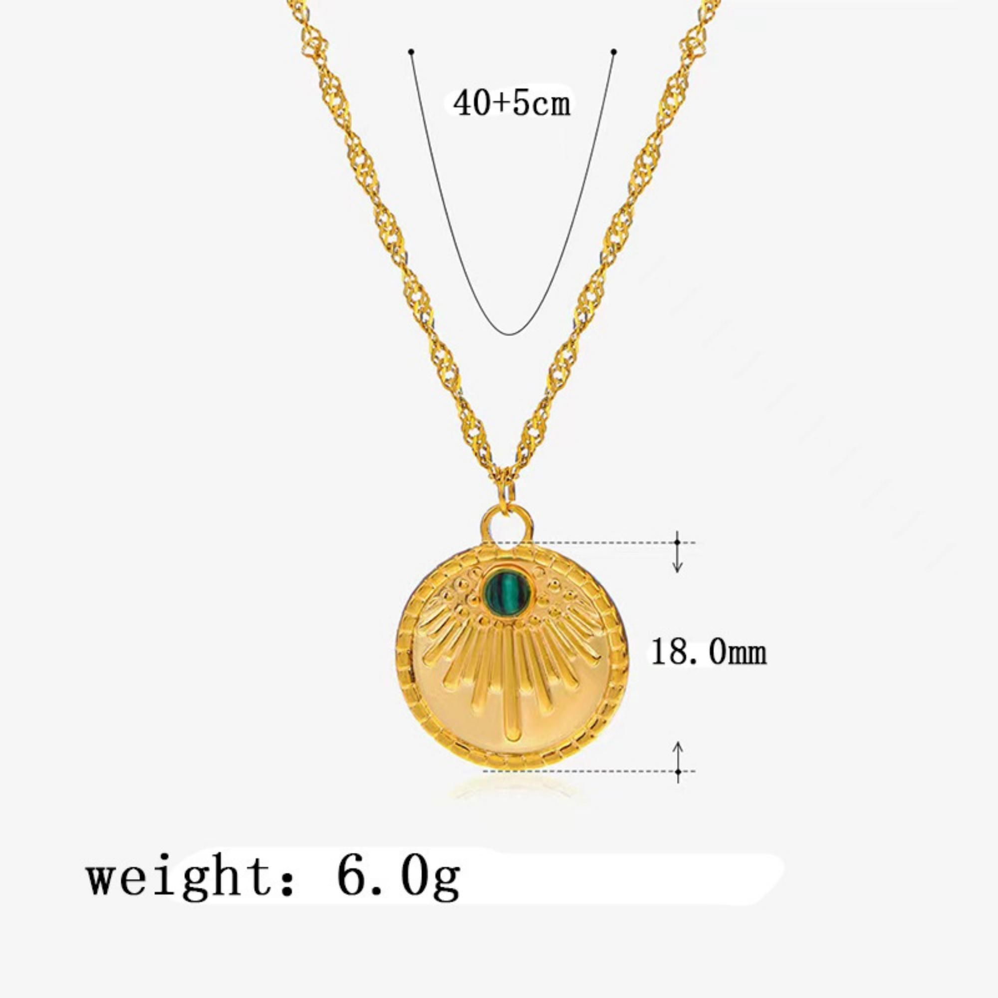 MYKI Statuesque Stainless Steel Pendant (MK833G-SSYI)
