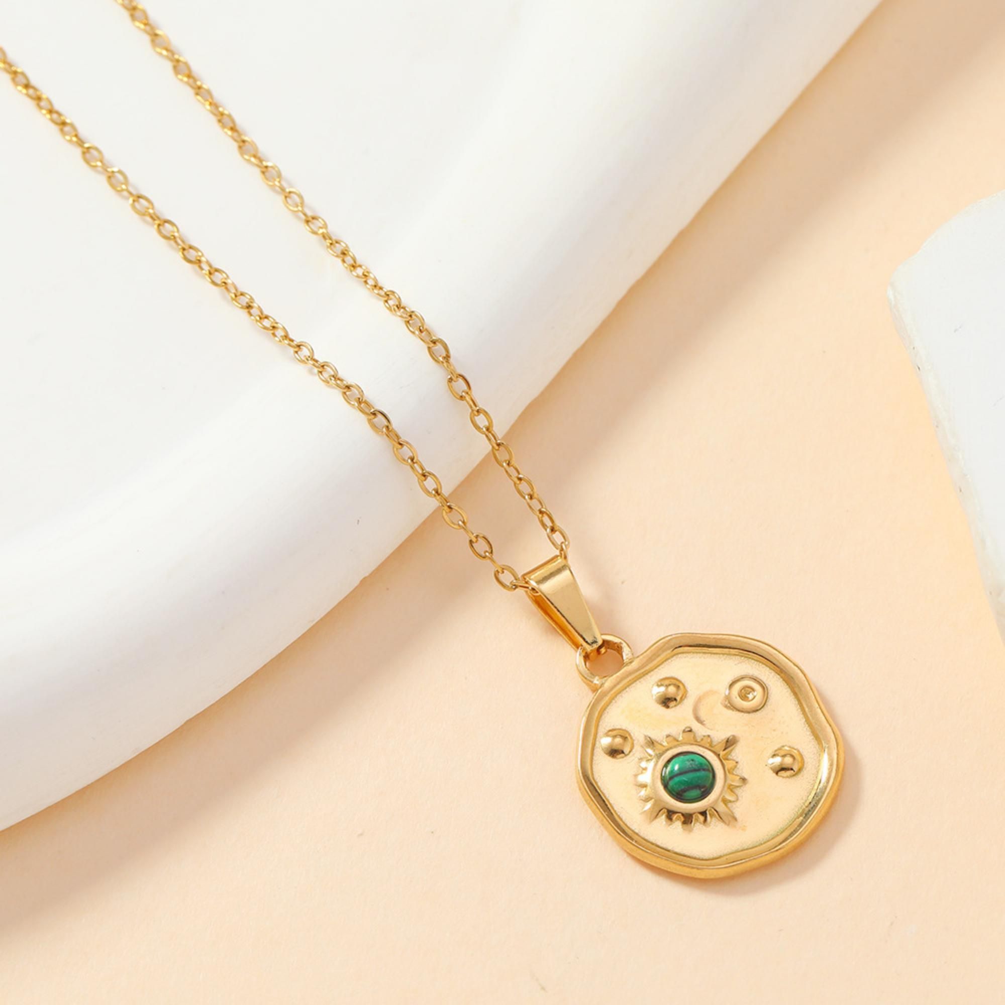 MYKI Prepossessing Stainless Steel Pendant (MK834G-SSYI)