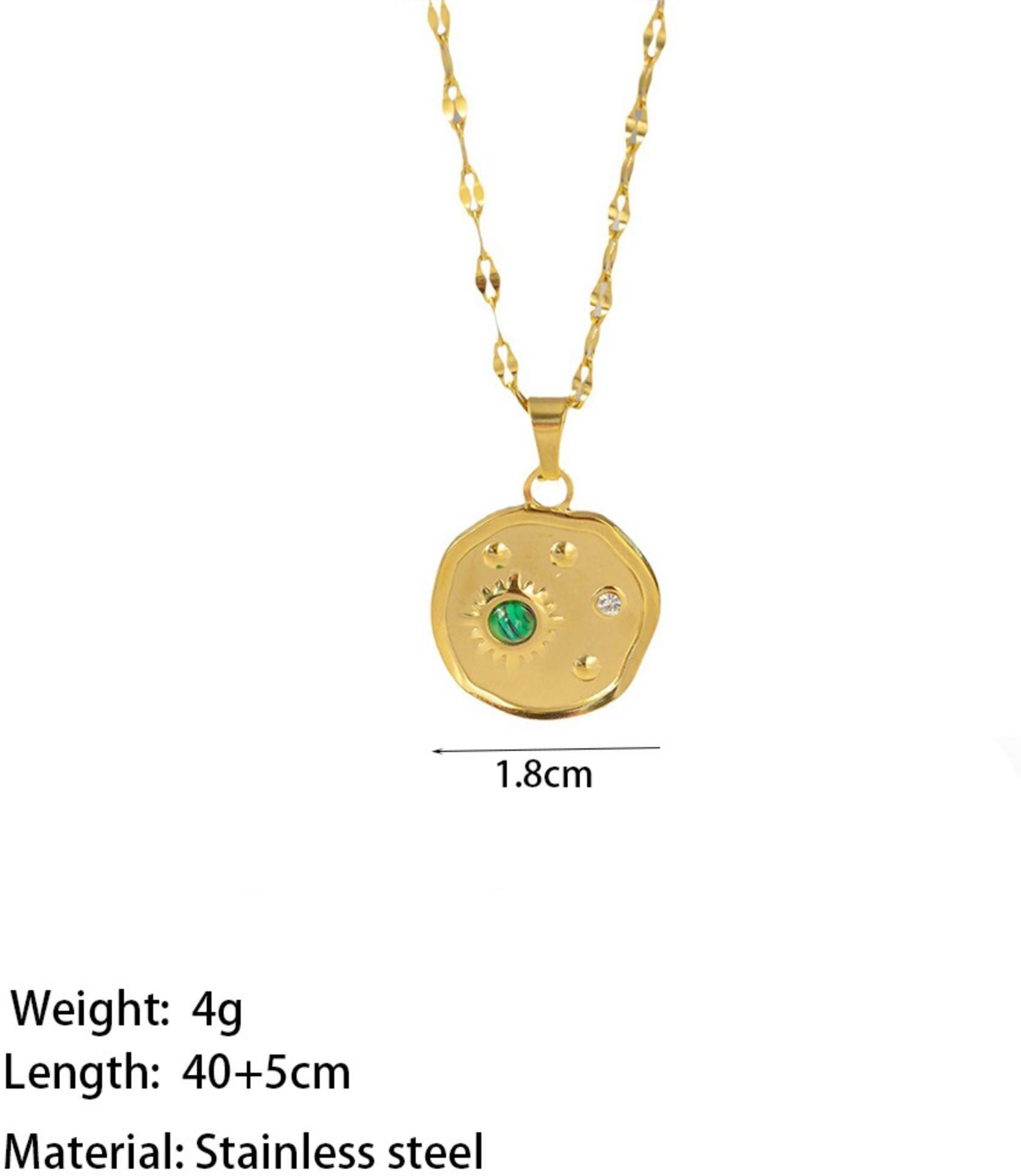 MYKI Prepossessing Stainless Steel Pendant (MK834G-SSYI)