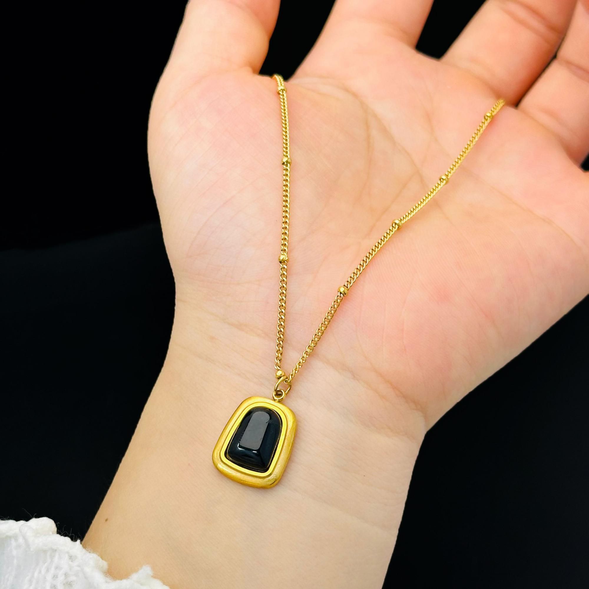 MYKI Snazzy Stainless Steel Pendant (MK847G-SSYI)
